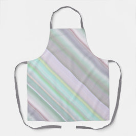 妖精のガーデンピンク、紫、ミントストライプ エプロン