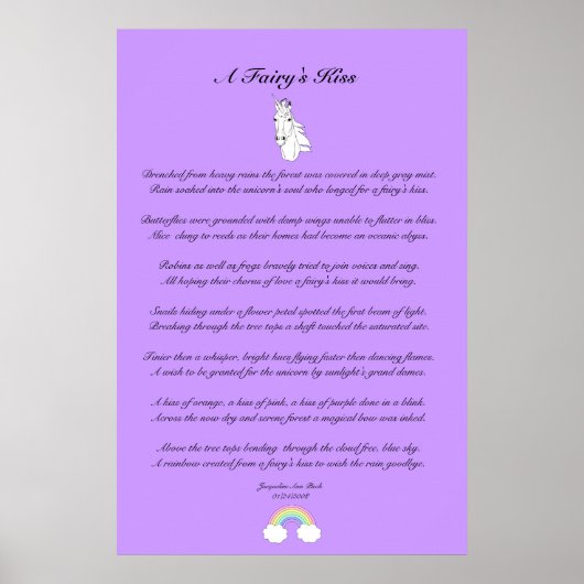 妖精のキスの子供 ポスター (正面)