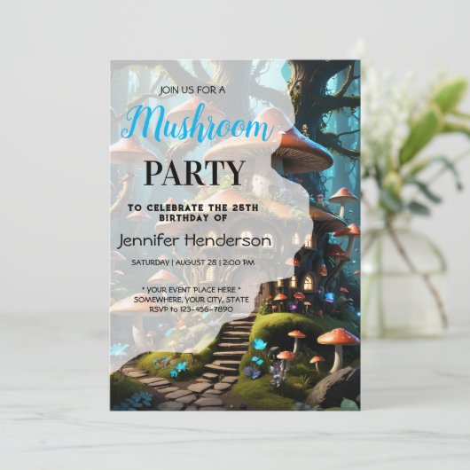 妖精のキノコハウス 招待状 (スタンド正面)