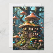 妖精のキノコハウス 招待状 (裏面)