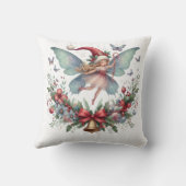 妖精のクリスマスバタフライ クッション (裏面)