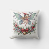 妖精のクリスマスバタフライ クッション (正面)