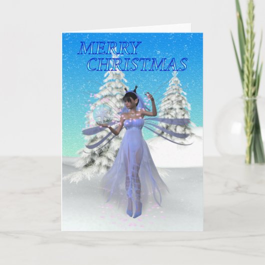 妖精のクリスマス シーズンカード (正面)