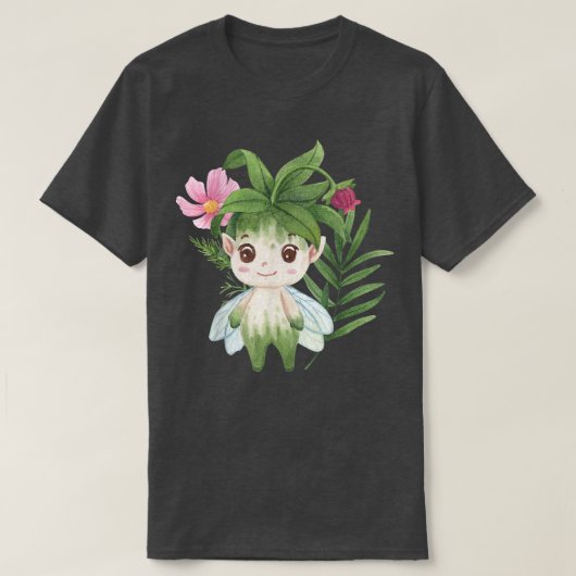 妖精のグランジコテージのメンズの女性グラフィック Tシャツ (デザイン正面)