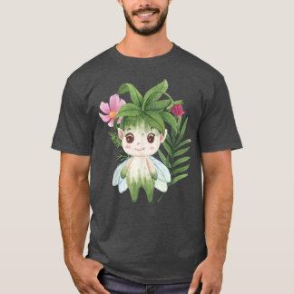 妖精のグランジコテージのメンズの女性グラフィック Tシャツ