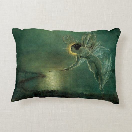 妖精のグリムショーによる夜の精ビクトリアン神 アクセントクッション (裏面)