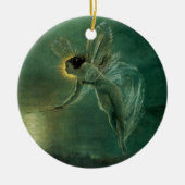 妖精のグリムショーによる夜の精ビクトリアン神 セラミックオーナメント (正面)