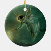 妖精のグリムショーによる夜の精ビクトリアン神 セラミックオーナメント (裏面)