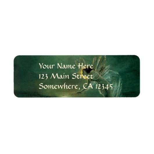 妖精のグリムショーによる夜の精ビクトリアン神 ラベル (正面)