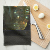 妖精のサークル妖精の真夏のイブ キッチンタオル (四つ折り)