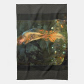 妖精のサークル妖精の真夏のイブ キッチンタオル (縦)