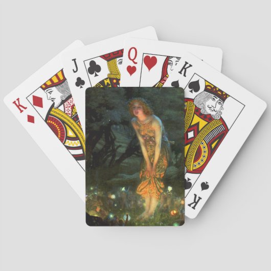 妖精のサークル妖精の真夏のイブ トランプ (裏面)