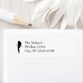 妖精のシルエット ラベル (インサイチュ)