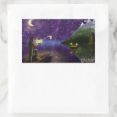 妖精のシールを解除する 長方形シール (バッグ)