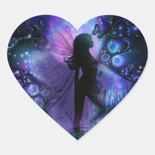 妖精のシ威厳のあるステル ハートシール (正面)