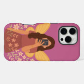 妖精のセルフィー美意識ステッカー iPhoneケース (裏面横)
