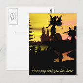 妖精のダンスはがき ポストカード (正面/裏面)