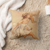 妖精のデイジー-枕 クッション (ブランケット)