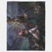 妖精のトロール フリースブランケット (正面)