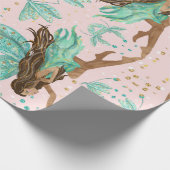 妖精のトンボのギフトの包装紙 ラッピングペーパー (角)