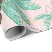 妖精のトンボのギフトの包装紙 ラッピングペーパー (ロールコーナー)