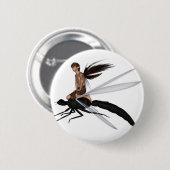 妖精のトンボのライダー 缶バッジ (正面&裏面)
