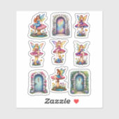 妖精のドア ビニールステッカーシート シール (シート)