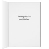 妖精のハロウィーン、かわいいフォークアートかかし (内側 (右))