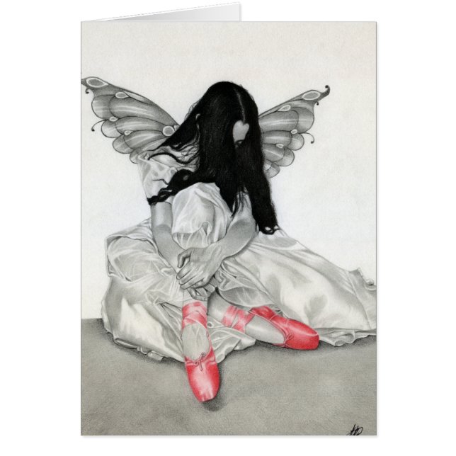 妖精のバレリーナカード (正面)