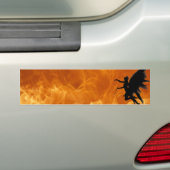 妖精のバンパーステッカー バンパーステッカー (車上)