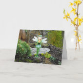 妖精のバースデー・カード カード (黄色い花)