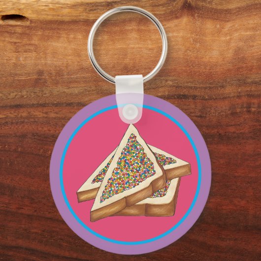 妖精のパン何百と何千オーストラリアの食べ物 キーホルダー (正面)