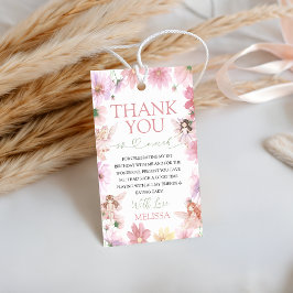 妖精のファーストバースデー感謝タグ ギフトタグ