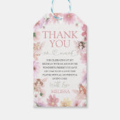 妖精のファーストバースデー感謝タグ ギフトタグ (正面)