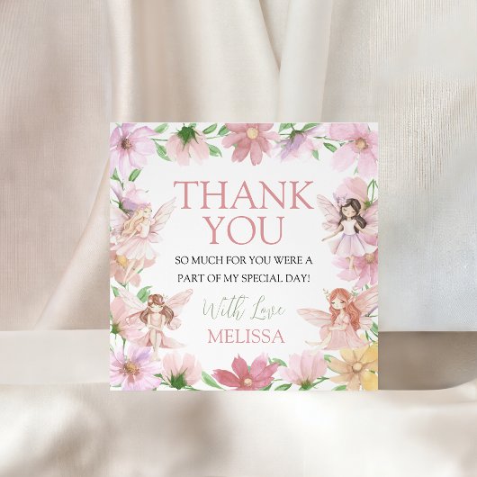 妖精のファーストバースデー感謝タグ フェイバータグ