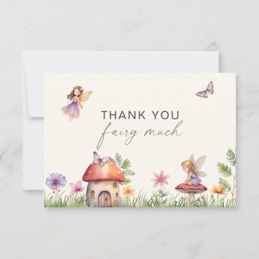 妖精のファーストバースデー サンクス フェアリー マッチ カード (正面)