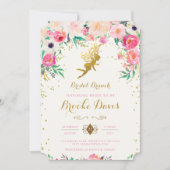 妖精のブライダルシャワー招待状 招待状 (正面)