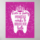 妖精のプリンセスでも歯を磨く必要がある ポスター (正面)
