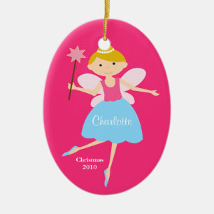 妖精のプリンセスのクリスマスのオーナメント セラミックオーナメント