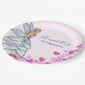 妖精のプリンセスの花びらのドレス ファッションイラスト P ペーパープレート (アングル)