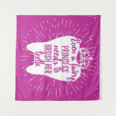 妖精のプリンセスは彼女の歯をみがく必要があります タペストリー (正面(横))