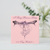 妖精のプリンセスパーティの招待状 招待状 (スタンド正面)