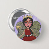 妖精のプリンセス-ボタン 缶バッジ (正面&裏面)
