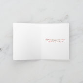 妖精のプレゼント交換 クリスマスカード (内部)