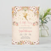 妖精のベビーシャワー招待状 招待状 (スタンド正面)