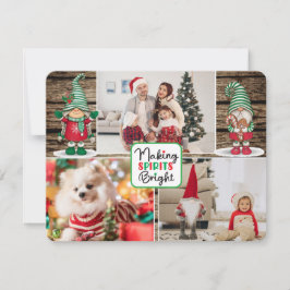 妖精のホリデーシーズンを明るくする (写真を追加) シーズンカード