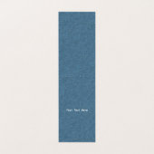 妖精のホワイトドレスのクリフハープキャンドルスターズ青 名刺 (内部フラット)