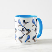 妖精のミソサザイの信号器のマグについて野生 マグカップ (正面右)