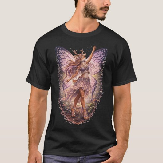 妖精のメス鹿 Tシャツ (正面)