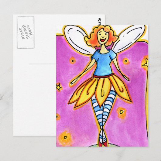 妖精のメモ ポストカード (正面/裏面)